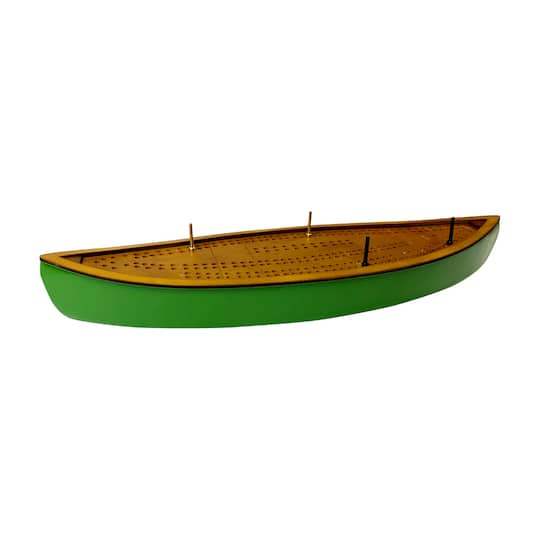 Areyougame.Com Canoe Cribbage Board Game, One Size, Multiple Colors